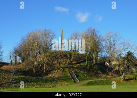 Le Monument, Château Howe, Bowling est tombé, Kendal, Cumbria, Angleterre, Royaume-Uni, Europe. Banque D'Images