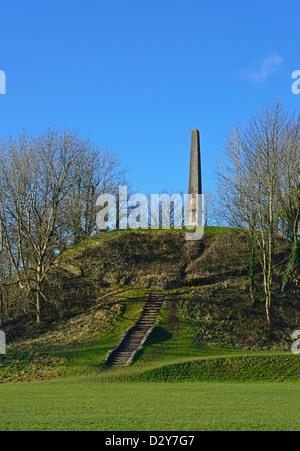 Le Monument, Château Howe, Bowling est tombé, Kendal, Cumbria, Angleterre, Royaume-Uni, Europe. Banque D'Images