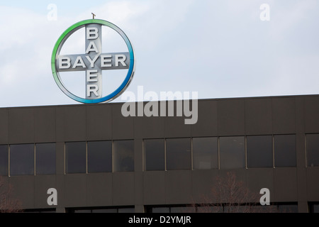 Le siège de l'entreprise pharmaceutique Bayer USA, la branche américaine de Bayer AG. Banque D'Images