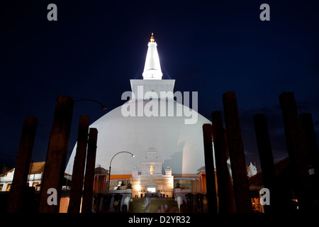 Ruvanvalisaya, la Maha Vihara Banque D'Images