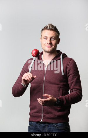 L'Angleterre et Sussex cricketer Luke Wright. Banque D'Images