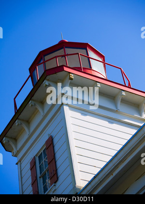 Yaquina Bay Lighthouse près de Florence dans le Nord de la Californie, USA Banque D'Images