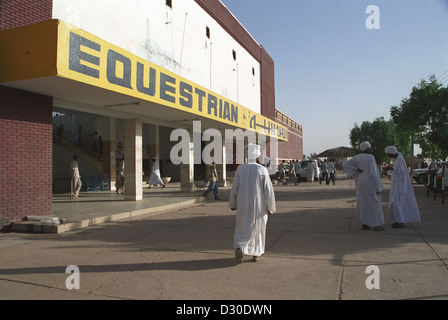 Khartoum, Soudan, Polo Club Afrique Banque D'Images