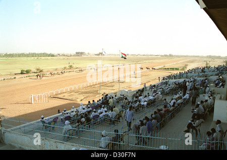 Khartoum, Soudan, Polo Club Afrique Banque D'Images