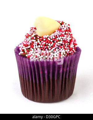 Valentine's Day Cupcake Banque D'Images