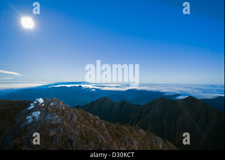 Vue depuis le sommet du Volcan Baru, Panama Banque D'Images