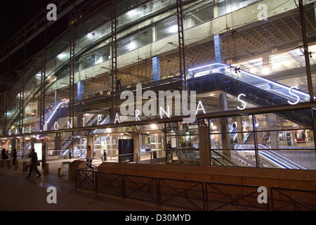 Gare Montparnasse à Paris Banque D'Images