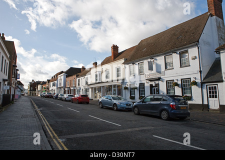 High Street West Malling dans le Kent Banque D'Images