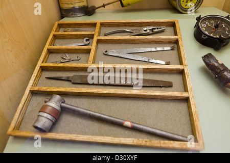 Boîte à outils anciens, vers 1930 Banque D'Images