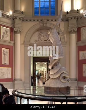 UCL Wilkins octogone Bâtiment et Flaxman Galleries, Londres, Royaume-Uni. Architecte : Burwell Deakins architectes, 2012. Banque D'Images