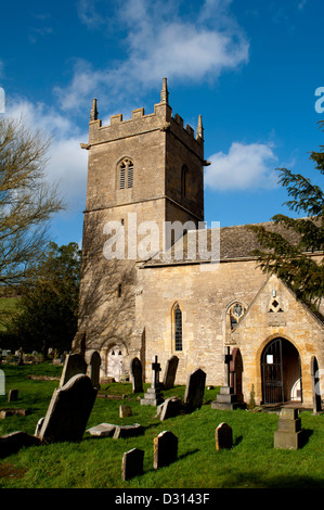 L'église de Sainte Barbara, Ashton sous Hill, Worcestershire, Angleterre, RU Banque D'Images