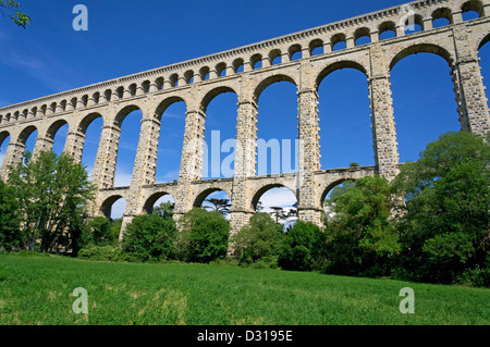 Aqueduc de Roquefavour, Ventabren, Bouches-du-Rhône, Provence, France Banque D'Images