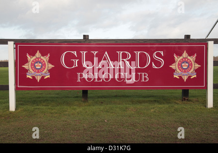 'Guards Polo Club', 'le plus prestigieux club de polo dans le monde', Windsor Great Park, Egham, UK. Banque D'Images