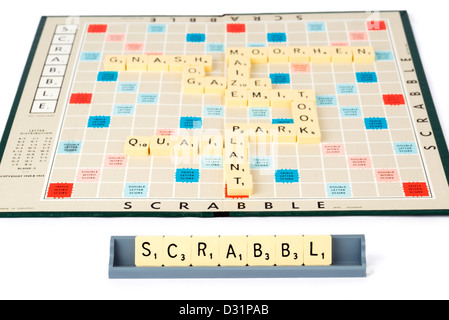 Jeu de Scrabble Banque D'Images