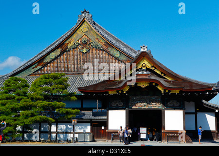 Le château de Nijo, Kyoto, Japon Banque D'Images