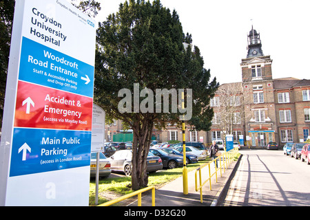 Croydon University (Mayday) Hospital NHS Trust à Croydon Greater London United Kingdom Banque D'Images