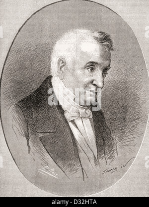 Manuel José Quintana y Lorenzo, 1772 -1857. Poète espagnol et homme de lettres. Banque D'Images