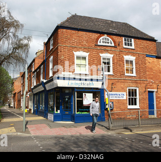 La maison où est né de Margaret Thatcher à Grantham. Banque D'Images