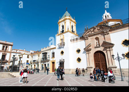 Iglesia del Socorro sur la Plaza del Socorro, Ronda, Espagne Banque D'Images