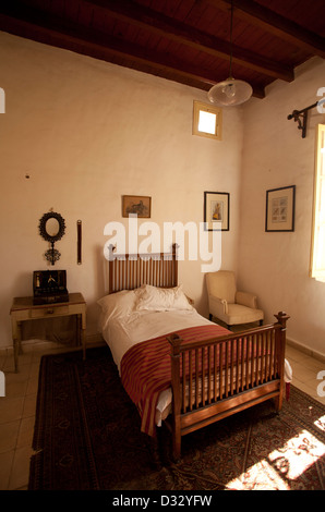 Chambre à l'hôtel Howard Carter House Museum à Louxor Egypte Banque D'Images