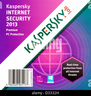 Kaspersky Internet Security 2013 logiciel anti virus Banque D'Images