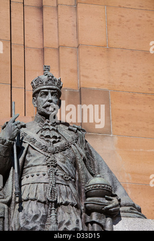 Le roi George V avec Kings Memorial Park gardens Melbourne Victoria Domaine Australie au Banque D'Images