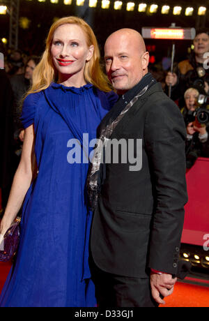 Acteurs allemands Andrea Sawatzki et Christian Berkel assister à la première de "Le Grand Maître" pendant le 63e Festival du Film de Berlin, aka Berlinale Berlinale Palast à Berlin, en Allemagne, le 07 février 2013. Photo : Hubert Boesl Banque D'Images