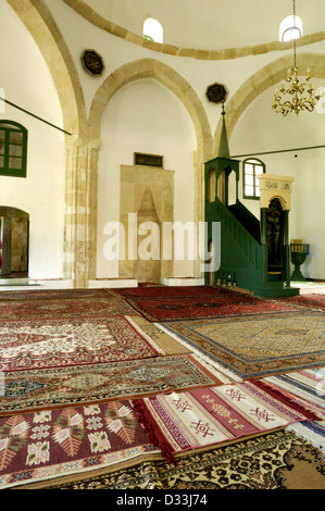 Hala Sultan Tekke (Tekkesi) Mosquée Banque D'Images