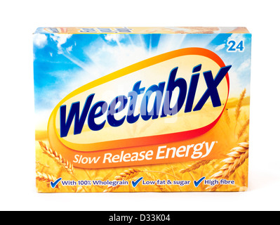 Céréales pour petit déjeuner Weetabix, UK Banque D'Images