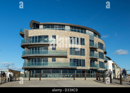 L'ellipse, Quayside, West Bay, Bridport, Dorset, Angleterre Banque D'Images