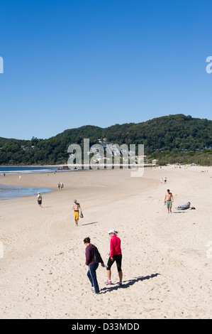 Australie, Sunshine Coast - Noosa Beach sur la Sunshine Coast dans le Queensland, Australie Banque D'Images
