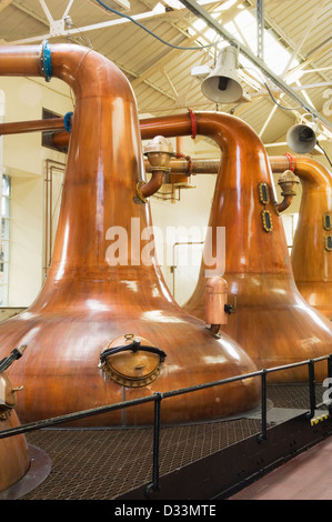 La salle encore à la distillerie de whisky Highland Park, îles Orcades, en Écosse. Banque D'Images