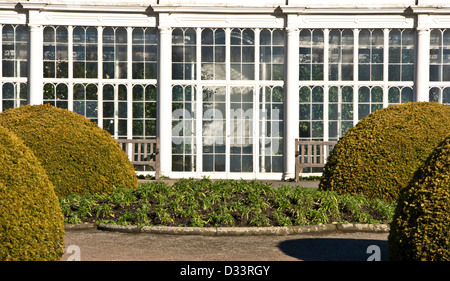 Fonte classé Grade 2 Chambre Camélia géorgien par Sir Jeffry Wyatville Wollaton Park Nottingham Nottinghamshire en Angleterre Banque D'Images