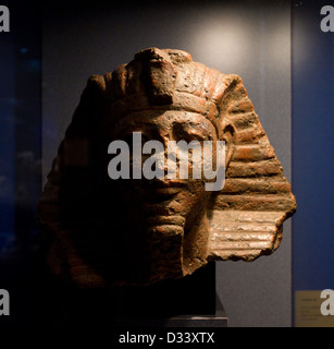 Chef du pharaon. Musée archéologique de Zagreb Banque D'Images