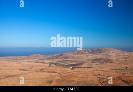 Fuerteventura, vue nord de la montagne Tindaya Banque D'Images