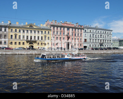 La Rivière Fontanka à Saint-Pétersbourg, Russie Banque D'Images