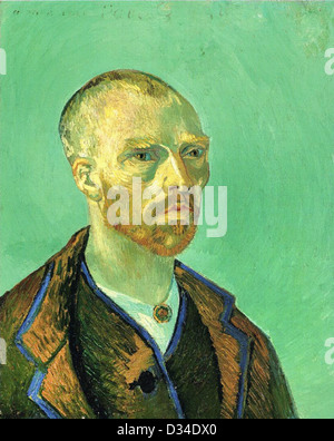 Vincent van Gogh, Autoportrait dédié à Paul . 1888. Le postimpressionnisme. Huile sur toile. Fogg Art Museum, Cambridge Banque D'Images