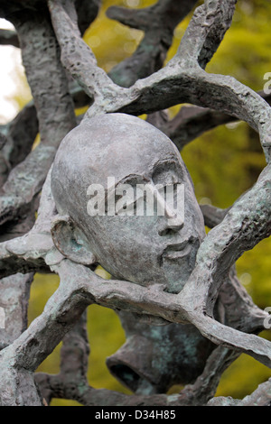 Le monument aux morts du Chemin des Dames (par Haïm Kern), un monument de la Première Guerre mondiale, le plateau de Californie, de France. Banque D'Images