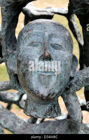 Le monument aux morts du Chemin des Dames (par Haïm Kern), un monument de la Première Guerre mondiale, le plateau de Californie, de France. Banque D'Images