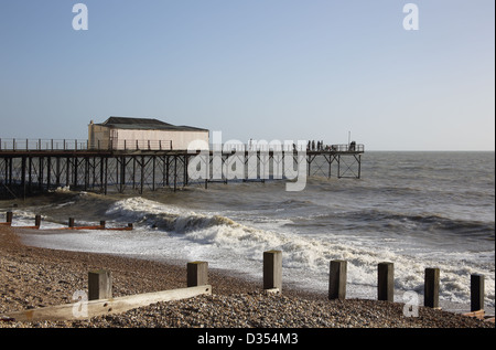 Sur le sussex Bognor Regis coast Banque D'Images