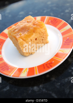Pineapple upside down cake pour le dessert Banque D'Images