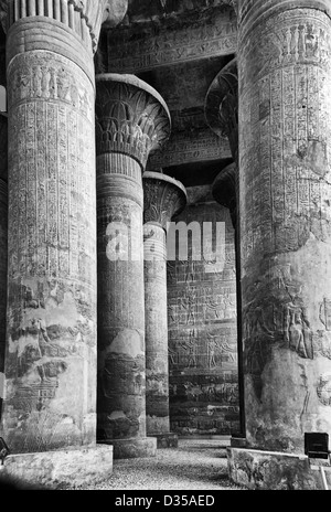 Temple d'Esna Egypte Banque D'Images