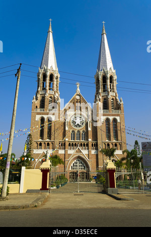 Cathédrale St Mary, Yangon, Myanmar, en Asie Banque D'Images