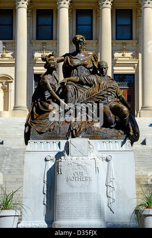 Confederate Monument Femmes State Capitol Mississippi JACKSON MS-NOUS Banque D'Images