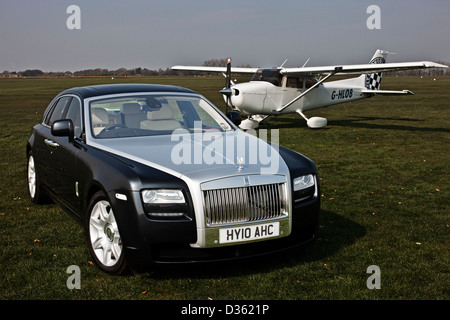 Rolls Royce Ghost berline de luxe, Goodwood, UK, 15 04 2010 Banque D'Images