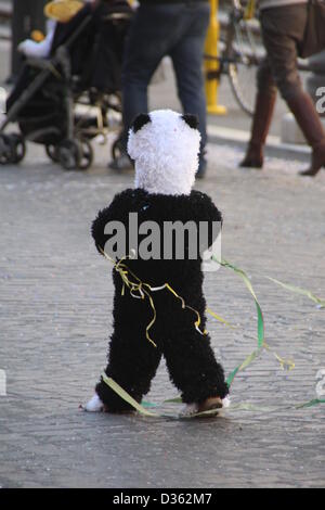 10 févr. 2013 défilé de carnaval dans la rue Via Nazionale Rome Italie Banque D'Images