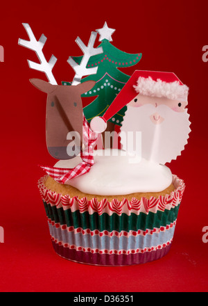 Petit gâteau de Noël Banque D'Images