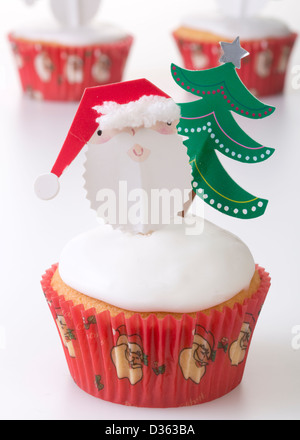 Petit gâteau de Noël Banque D'Images