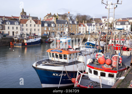 Le village de pêcheurs de Pittemweem East Neuk Fife Scotland UK. Banque D'Images