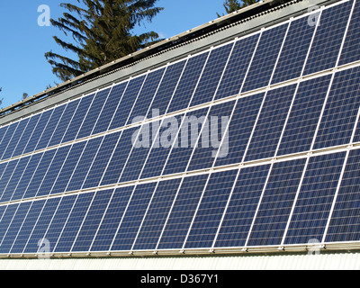 Les cellules solaires / Solarzellen Banque D'Images